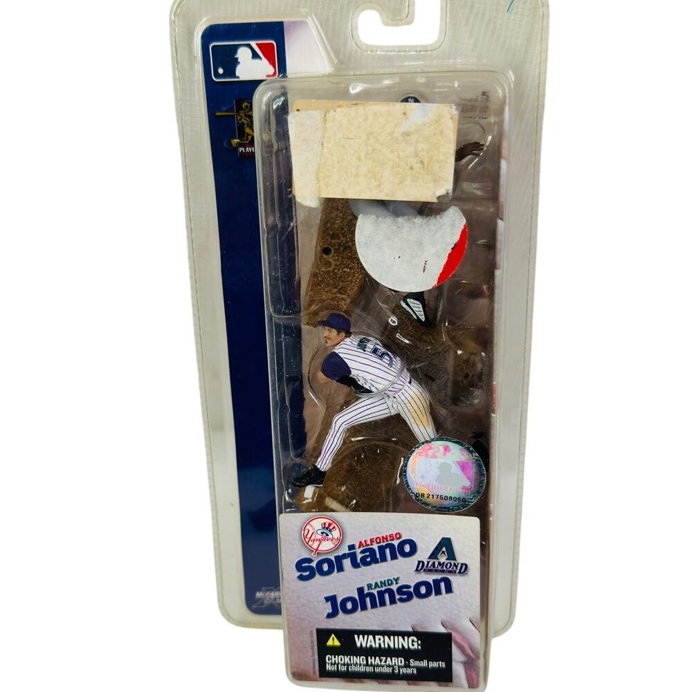 Alfonso Soriano & Randy Johnson McFarlane MLB 2004 3" Baseball Figures 2-Pack